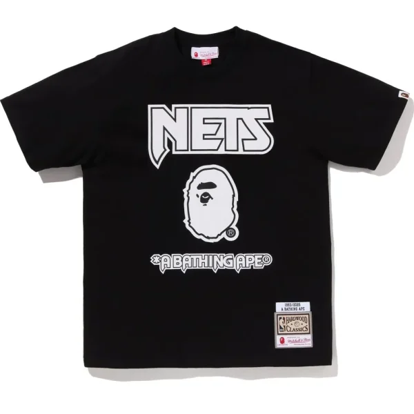 BAPE X M&N NBA – NEW JERSEY NETS TEE MENS