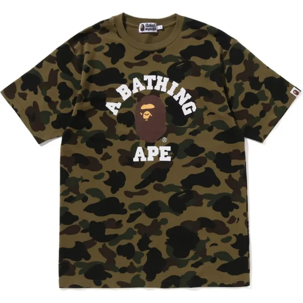 1ST CAMO COLLEGE TEE MENS