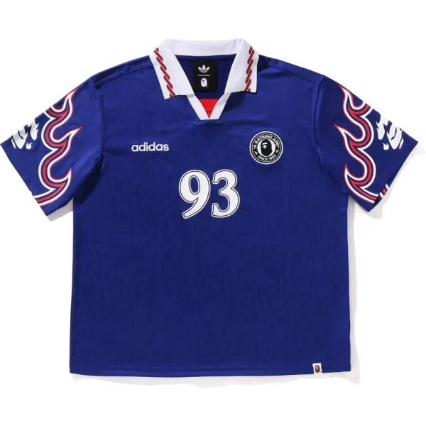 BAPE X ADIDAS FLAME JERSEY MENS
