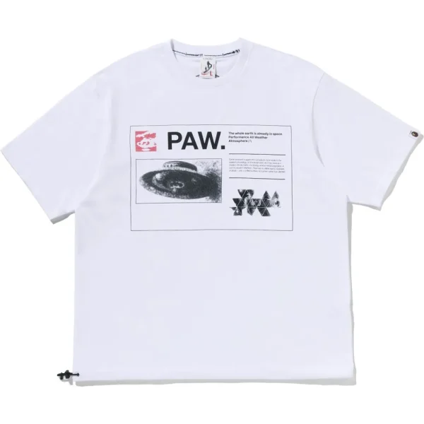 BAPE BY KAZUKI KURAISHI MULTI LOGO RELAXED FIT TEE MENS