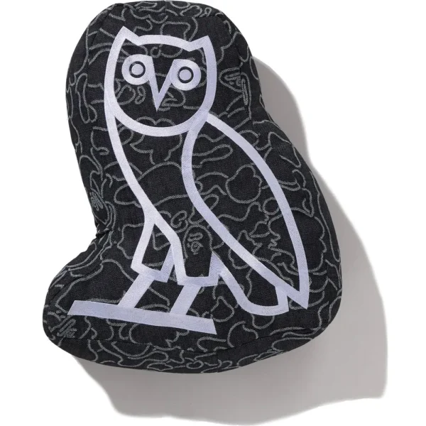 BAPE X OVO NEON 1ST CAMO JACQUARD DENIM CUSHION