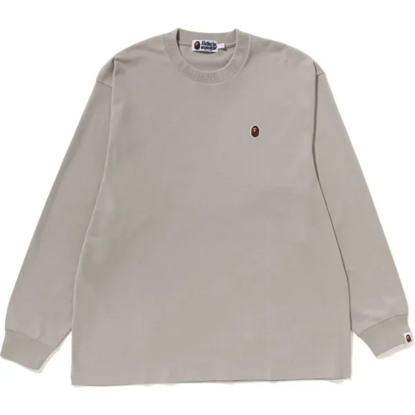 APE HEAD ONE POINT L/S TEE MENS