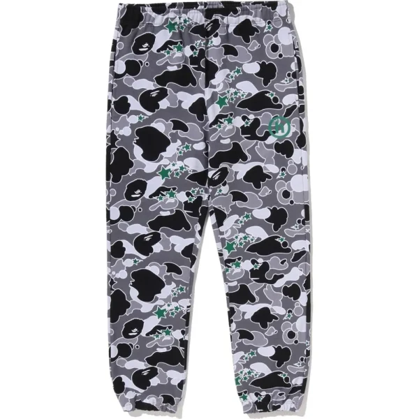 BAPE X HIDDEN STA CAMO SWEAT PANTS MENS