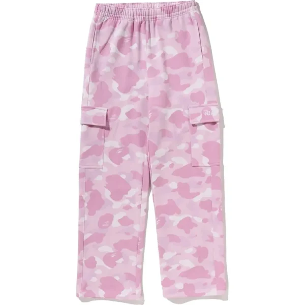 COLOR CAMO STRAIGHT SWEAT PANTS LADIES