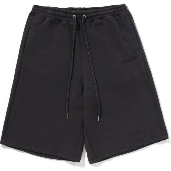 BATHING APE LOGO KNEE LENGTH RELAXED FIT SWEAT SHORTS MENS