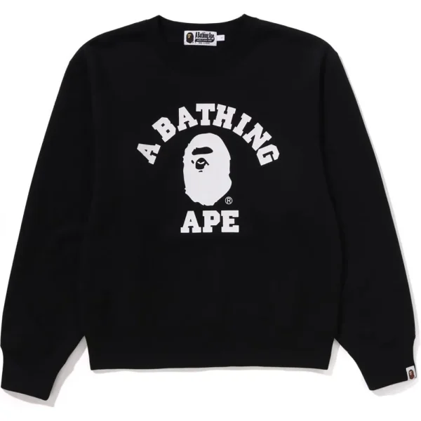 COLLEGE CREWNECK SWEATSHIRT LADIES
