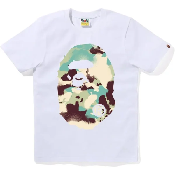 MAP CAMO BIG APE HEAD TEE LADIES