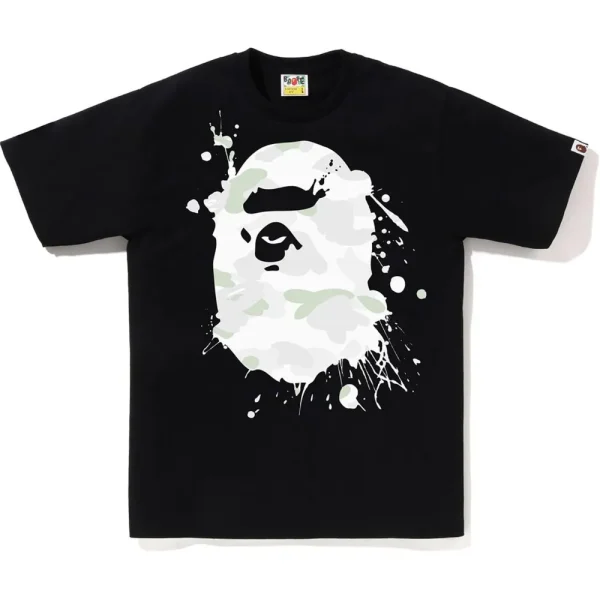 CITY CAMO PAINTING APE HEAD TEE MENS