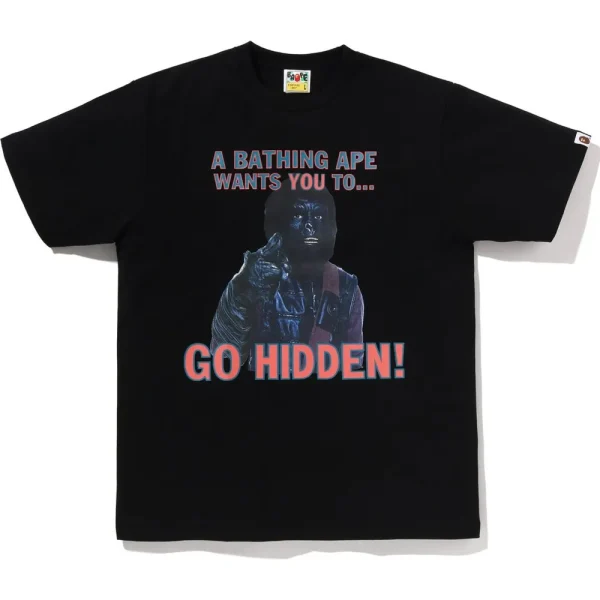 BAPE X HIDDEN GO HIDDEN TEE MENS
