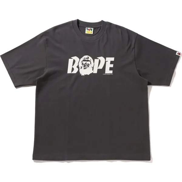 BAPE LOGO RELAXED FIT TEE MENS