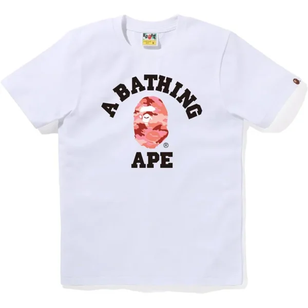 GLITCH WOODLAND CAMO COLLEGE TEE LADIES