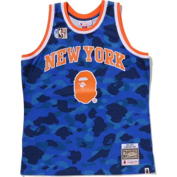 BAPE X M&N NBA – NEW YORK KNICKS SWINGMAN JERSEY MENS
