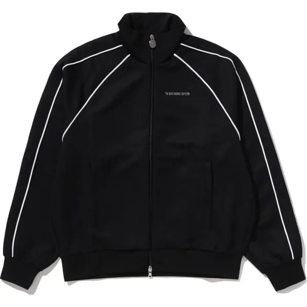LINE CAMO JACQUARD METAL LOGO RELAXED FIT TRACK JACKET MENS