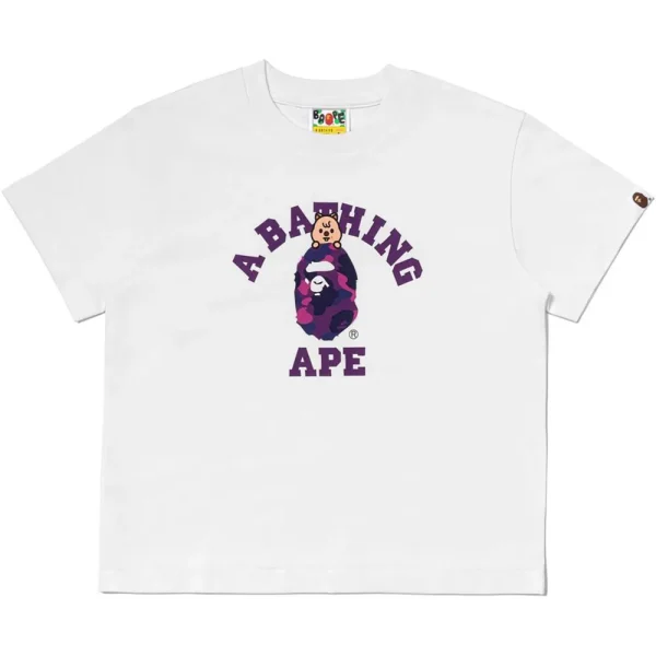 BAPE X STRAYKIDS HAN QUOKKA COLLEGE TEE LADIES