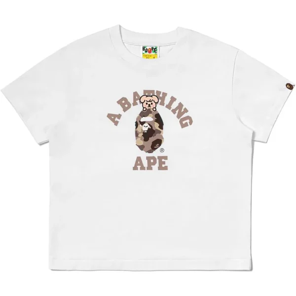 BAPE X STRAYKIDS PUPPYM COLLEGE TEE LADIES