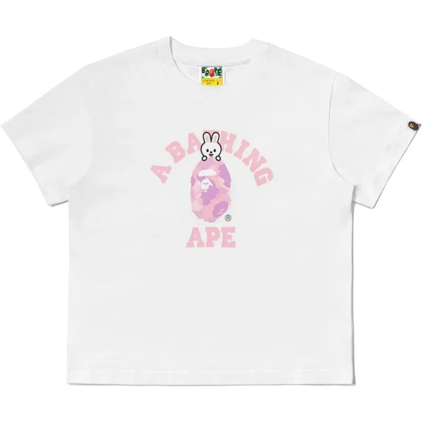 BAPE X STRAYKIDS LEEBIT COLLEGE TEE LADIES