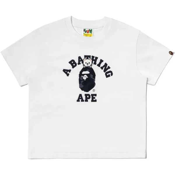 BAPE X STRAYKIDS JINIRET COLLEGE TEE LADIES